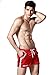 DESMIIT Men's Mesh Pocket Short Red US Large Asia XXL Waist:36