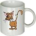 Custom Ceramic Mugs | Cat Coffee Mugs - Fighter Tom Cat Custom Ceramic Coffee Mug