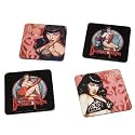 Bettie Page Coaster Set