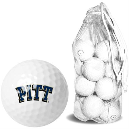 Pittsburgh Pitt Panthers Ncaa Clear Pack 15 Golf Balls