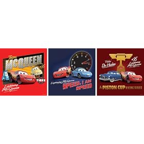 Decofun, Disney Cars Wall Decor, Self Adhesive Stickers