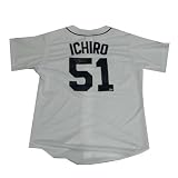 Seattle Mariners Autograph Ichiro Replica White Jersey. MLB Authenticated.