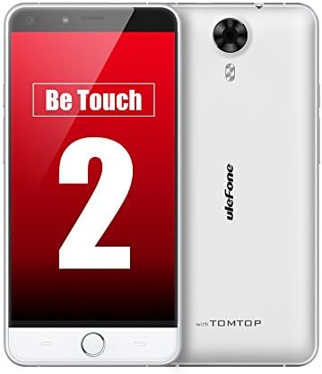 Ulefone Be Touch 2 FDD-LTE 4G Smart Cell Phone Android 5.1 MTK6752 Octa Core Mali-T760 MP2 5.5" Inches IPS Screen 3GB RAM 16GB ROM 5MP 13MP Dual Cameras with Front Fingerprint Sensor &amp; Smart Quick Charge - White