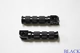 Foot Pegs - Front Rider - Honda CBR 600RR 03-06, 1000RR 04-07, 600 F1 F2 F3 F4 F4i 87-06, 900RR 92-99, 929RR 00-01, 954RR 02-03, 1100xx 97-03, 1000F 91-96, VTR 1000 98-03, RVT 1000 RC51 SP1 & SP2, CB1000, VFR 750, VFR 800 - Black