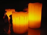 Flameless Candles; Ivory Color LED Candles with Remote Control, Drip Pillar Real Wax Candles, 4 inch, 5 inch and 6 inch Candles Set of 3 41Rg1R8EmGL. SL160 Flameless Candles; Ivory Color LED Candles with Remote Control, Drip Pillar Real Wax Candles, 4 inch, 5 inch and 6 inch Candles Set of 3