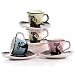Price Comparison : Cattitude Espresso Cup & Saucer Set of Four