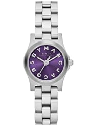 Marc by Marc Jacobs MBM8617 Henry Dinky Silver with Purple Dial Ladies Watch