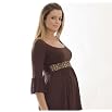 The Rayon Knit Beaded Empire Tie Back Top