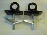 Core Stake Pocket Anchor Tie Downs Black Universal Fit - Truck bed tie downs with a 5/8