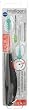 Radius Intelligent Manual Toothbrush, Medium Bristles, Adult, 1 Toothbrush +  Refill,  Colors May Vary (Pack of 3)