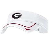 Nike Georgia Bulldogs White Swoosh Visor