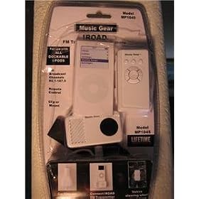 Music Gear IROAD FM Transmitter with Remote - for use with all dockable i-PODS