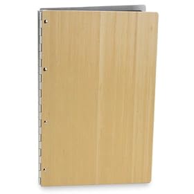 Bamboo 17X11 Screwpost Portfolio Book - Amber
