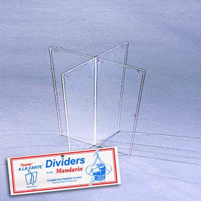 Mandarin Ala-Cart Dividers for Bird Feeder