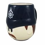 Shaped Policeman's Head Mug