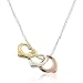 TrendToGo Tiffany Inspired Sterling Silver Elsa Peretti Triple Open Heart Pendant