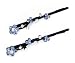 Light Cobalt Flower Bud Bobby Pins