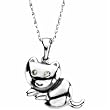 Katie The Kitten Waggles Pendant with Chain