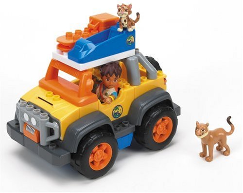 Childrens Toyshop  Toys : Mega Bloks Diego's Buildable All-Terrain Rescue Vehicle