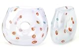 100% Handcraft Murano Glass Art Donut Bean