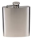 Max Fuchs Flachmann, Edelstahl, chrom matt, 8 OZ, 225 ml
