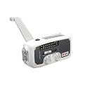 American Red Cross Crank/Solar Powered Weather Radio - White (ARCFR160WXW)