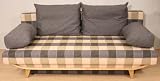 Doppelschlafsofa mit Bettkasten, Sofa, Schlafsofa, Federkern