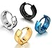Jstyle Jewelry Stainless Steel Mens Womens Hoop Earrings Piercings Huggie Hypoallergenic