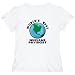 T-Shirt Womens White  WORLD'S BEST Nuclear Physicist - globe  Occupations