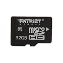 Patriot Signature 32 GB Class 10 MicroSDHC Flash Memory Card PSF32GMCSDHC10