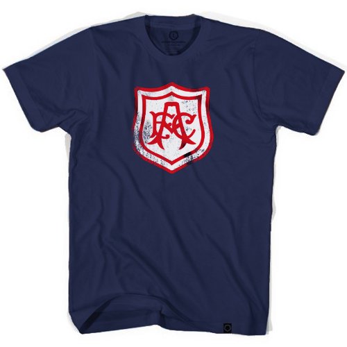 Arsenal Vintage Crest Soccer Navy Soccer T-shirt