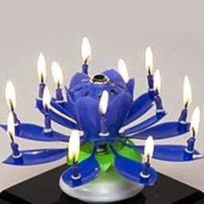 Huaiysl The Amazing Happy Birthday Candle Blue