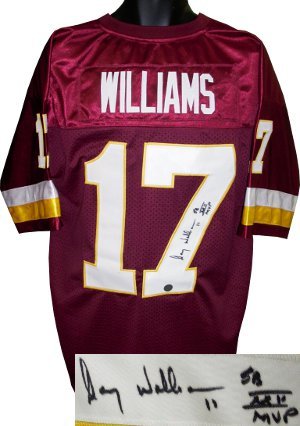 Doug Williams signed Washington Redskins Maroon Prostyle Jersey SB XXII MVP