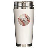 Ceramic Travel Drink Mug Baseball Equals Life