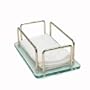 Guest Towel Tray in 13K Gold