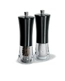 Review Cole and Mason H116520 / Cole and Mason Genoa Salt Mill, Black Gloss Wood and Clear Acrylic