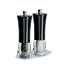 Cole and Mason Genoa Salt Mill, Black Gloss Wood and Clear Acrylic