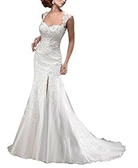 Sexy Slit Lace Mermaid  Dress