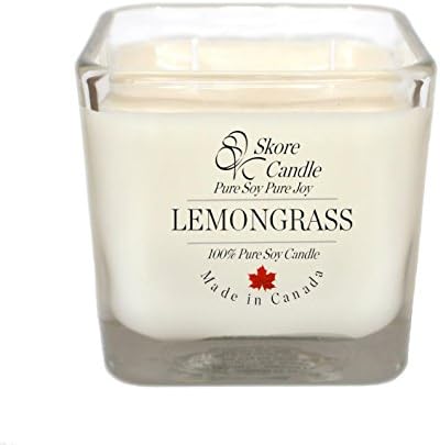 Scented Soy Candles - Lemongrass Verbena from Skore Candle - 14 oz. Made with pure, natural soywax. Best way to eliminate kitchen odor. Infuse sweet fragrance scents throughout your home now!