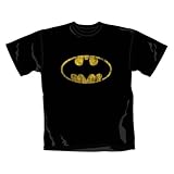 Distressed Shield T-Shirt Black Medium