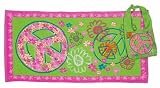 Three Cheers 4 Girls Hibiscus Peace Bag and Towel Set
