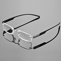 round frameless reading glasses