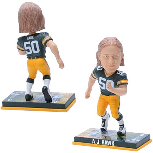 Buy GREEN BAY PACKERS A.J. HAWK LIMITED EDITION PHOTO BASE BOBBLEHEAD BOBBLE by Forever Collectibles