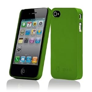 splash ZERO Slim-Fit PolyCarbonate Snap-On Case for iPhone 4 4G (GREEN)