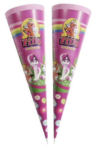 Nestler 4354230-Schult&uuml;te Filly Unicorn, 35 cm, 2er-Set, rund