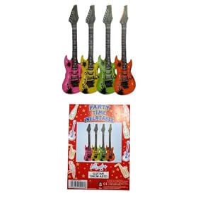 Inflatable Guitar (1 Assorted colour)