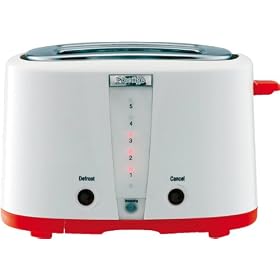 Prestige 50989 Urban 2 Slice Toaster White/Tangerine