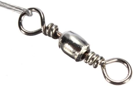 72x Fishing Lure Trace Stainless Steel Wire Spinner Line.