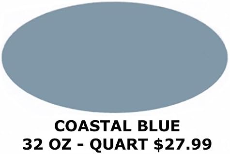 Chalked Finish Paint (Coastal Blue 32oz Quart)