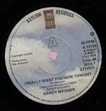 I REALLY WANT YOU HERE TONIGHT 7" (45)